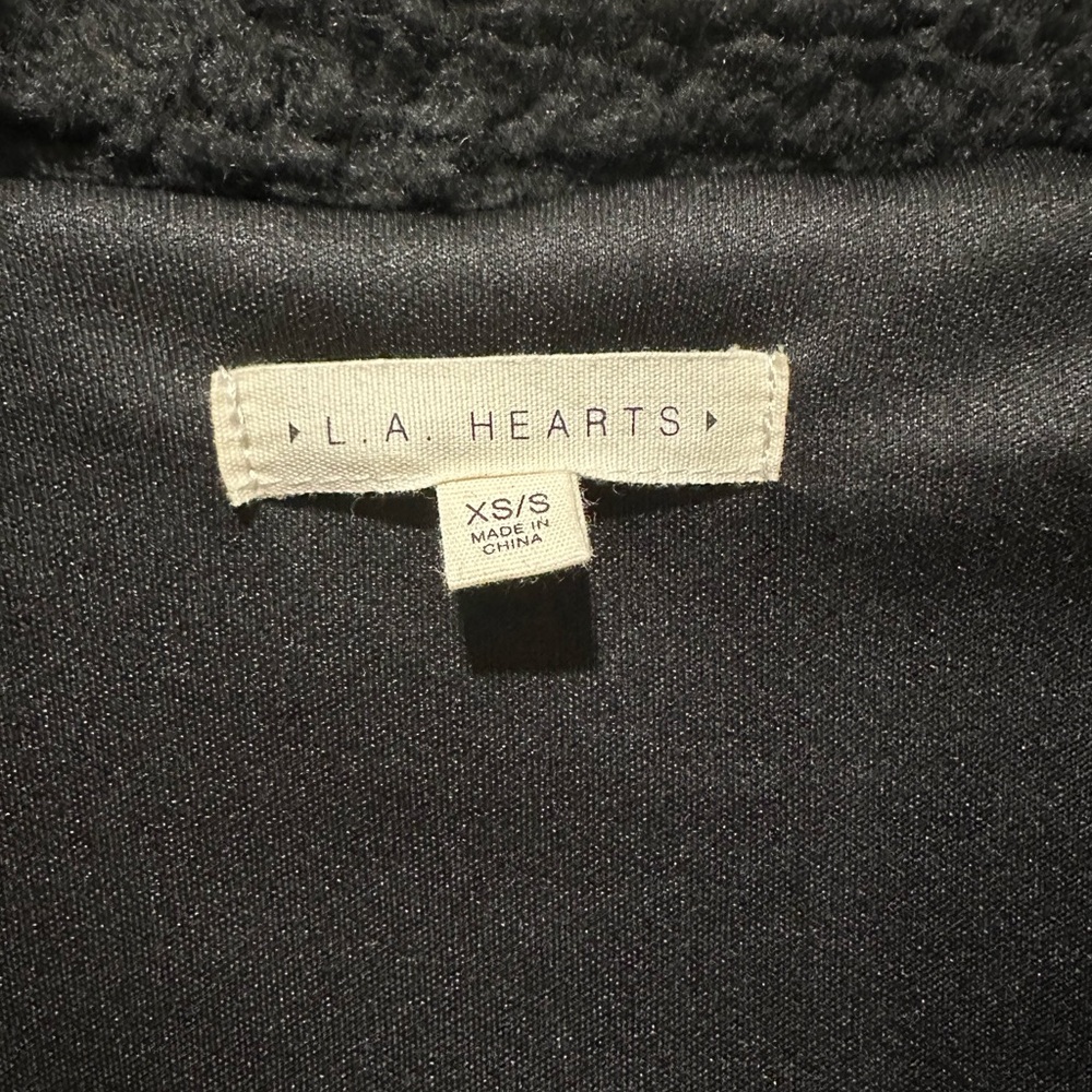 LA Hearts Teddy Colorblock Jacket - Picture 5 of 7